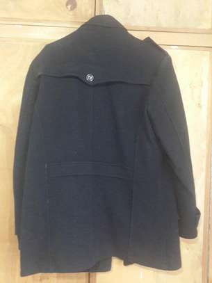 Black short trenchcoat Size XL image 1