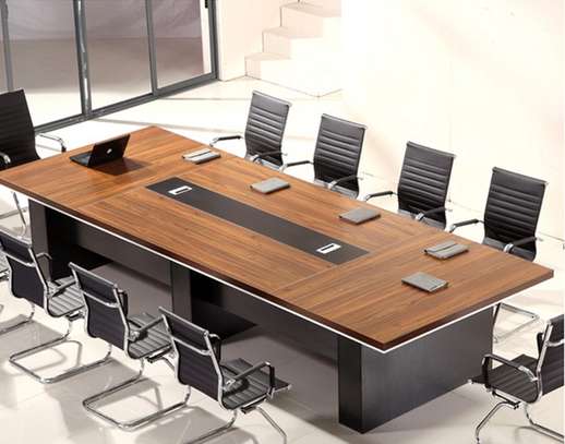 Office Desk : 3M Large Wood Conference Table image 1