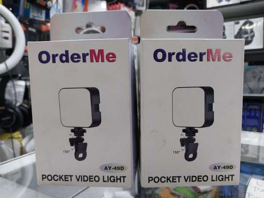 LED Pocket Camera Mini LED Video Light Photography Light image 1