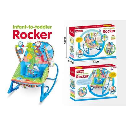 Musical 2in1 Baby Rocker Toddler Baby Rocker 0-3yrs image 1