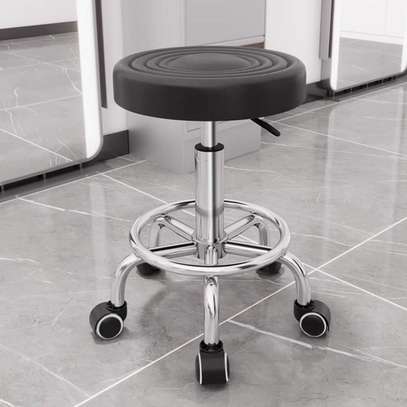 Round Swivel Task Stool image 1