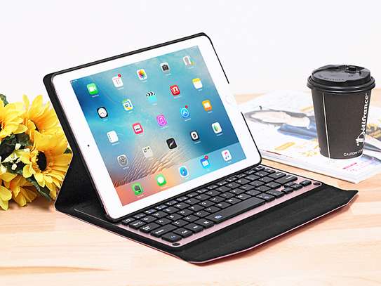 Detachable Wireless bluetooth Keyboard Kickstand Tablet Case For iPad Air 1 and Air 2 9.7 inches image 6