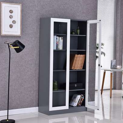 Heavy-Duty Steel Office Cabinet –Two-Door Metal Storage image 4