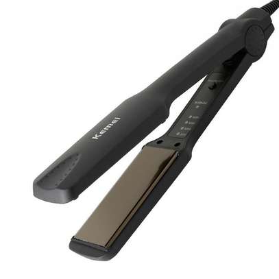 Kemei Hair Straightener Ceramic Flat Iron Styler Professional image 3