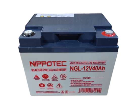 Nippotec Solar Deep Cycle Battery, 12V/40AH image 1