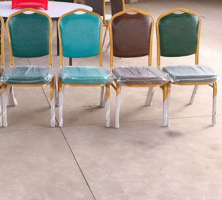 Red Stackable Banquet Event Chair image 2