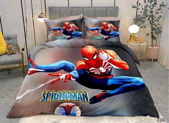 Cartooned Themed Cotton Duvet Set. image 2