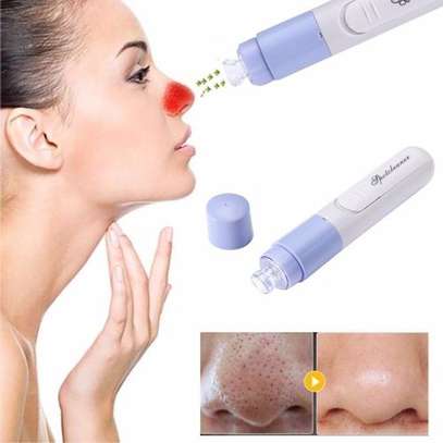 Mini Electric Facial Pore Skin Cleaner Dirt Vacuum Pimple Remover Tool Blue- image 5