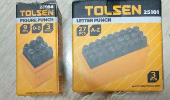 27pc Letter Punch & 9pc Figure/Number Punch Set, 3mm & 6mm image 4