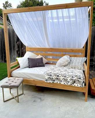 Outdoor canopy daybeds(teak,Meru oak,camphor) image 6
