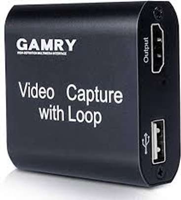 Audio Video HDMI Capture Card With Loop Out image 1