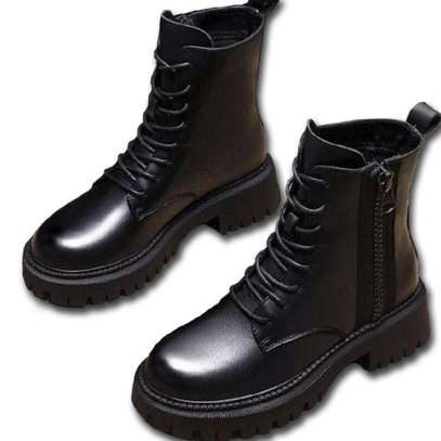 Ladies design leather boots image 1