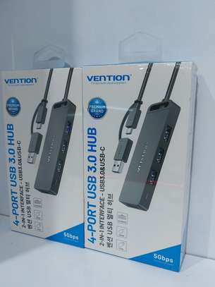 Vention 4-Port USB 3.0 Hub With Type C & USB 3.0 2-in-1 image 1