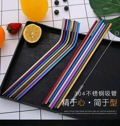 STAINLESS STEEL REUSABLE STRAWS* image 1