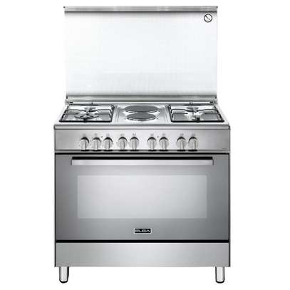 ELBA 4 GAS+2 90X60 ELECTRIC STAINLESS STEEL COOKER image 2