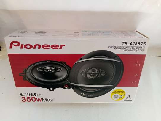 Pioneer TS-A1687S 350 Watts 6.5" 4-Way Coaxial Car Audio Speakers. image 1