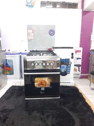 Roch 3G + 1E, 50×55, Electric Oven Cooker- Inox image 1