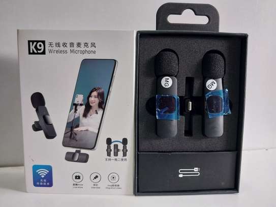 K9 Dual Wireless Lavalier Microphone for I Phone iPad, image 3