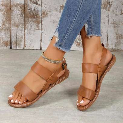 Leather sandals new arrival sizes 37-43 image 2