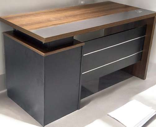 Office Desk; 160cm Wood Luxury Office Desk image 5