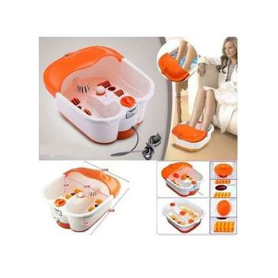 SQ Professional Foot Spa Footbath Massager SQ 368 Orange And White image 1