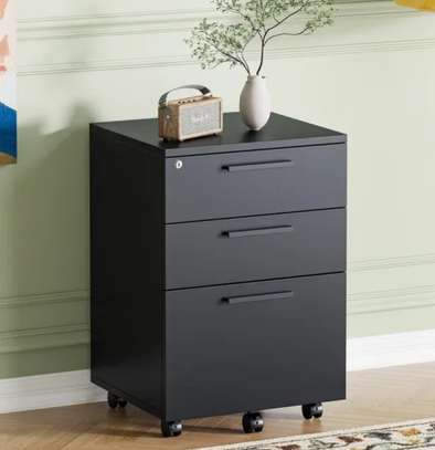 Office Cabinet: 3 Drawers Mobile Pedestral Office Cabinet image 1