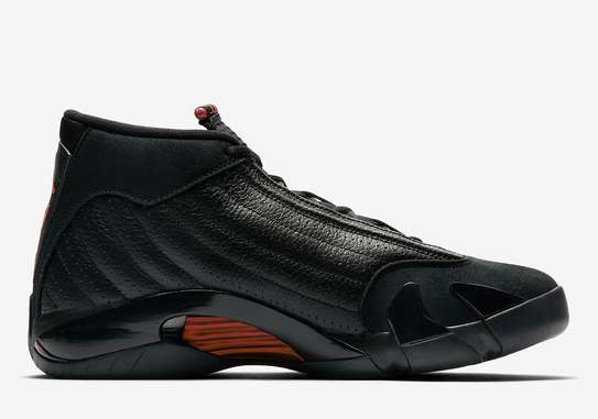 Jordan 14 Retro Black Basketball Shoes image 2