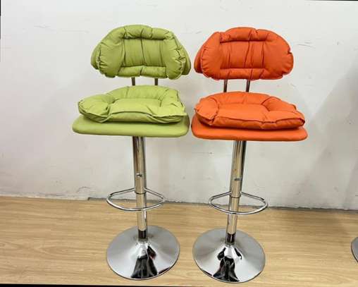 Office Barstool: Cotton Bar Stool with Backrest image 6