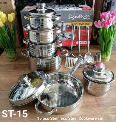 Stainless Steel Cookware Set image 1
