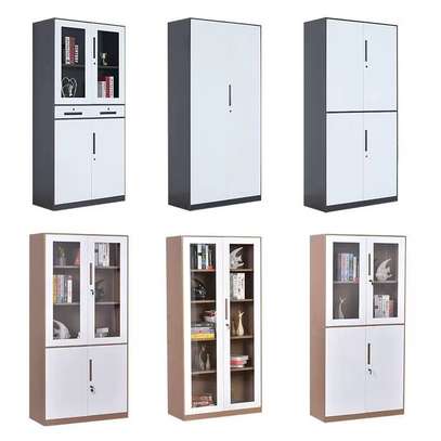 Office Cabinet : 2-Door Half Glass Office Cabinet image 4