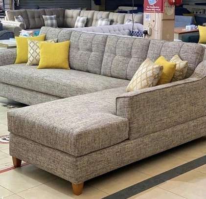 6 L shape sofa. image 3