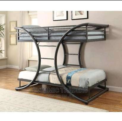 Gun Metal Bunk Beds Size 4x6 image 2