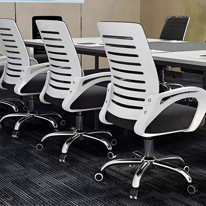 Office Chair: Strong Reinforced Mesh Office Chair image 1