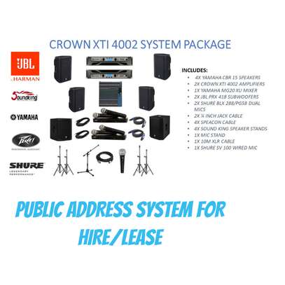 Hire pa system for wedding, funeral and general events image 1
