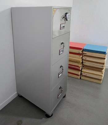 Office Chair: Secure Modern Office Fireproof Safe image 1