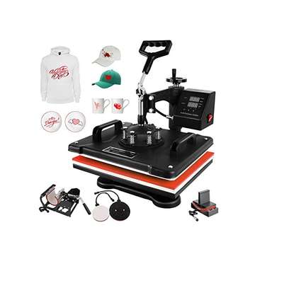 Heat Press 8 in 1 Heat Press Machine with Slide Out Drawer image 1
