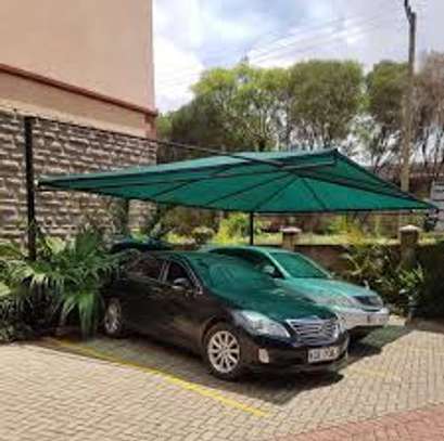Car parking shades installation in Kenya image 1