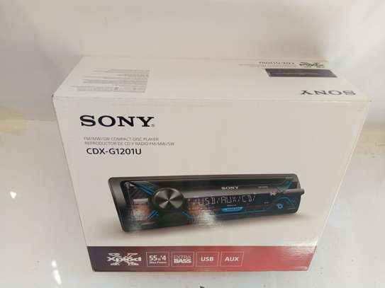 Sony CDX-G1201U (Blue key illumination) Car Radio with USB, AUX IN. image 1