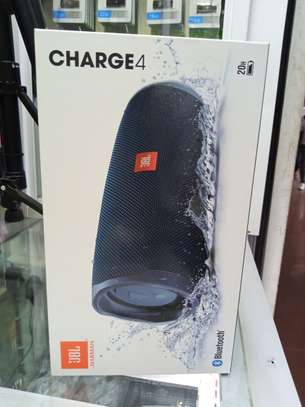 JBL Charge 4 Portable Bluetooth Speaker (Black) image 1