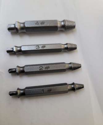 DAMAGED SCREW EXTRACTION SET(4PCS) FOR SALE image 1