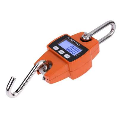 300kg Portable Crane Scale LCD Digital Hanging Hook Scale Weight Measuring Tool image 2