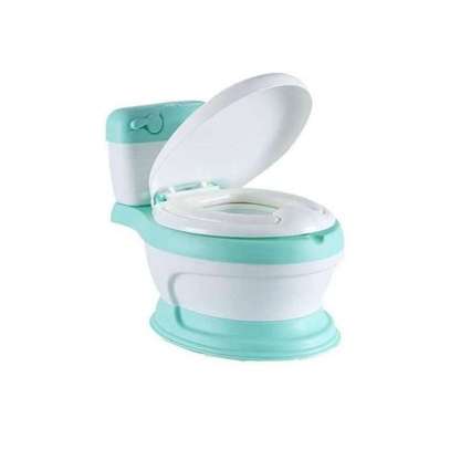 BABY POTTY TRAINING TOILET WITH COMFORTABLE BACKREST / SEAT image 3