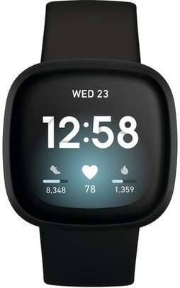 Fitbit Versa 3 Health & Fitness Smartwatch with GPS, 24/7 Heart Rate, Alexa Built-in 6+ Days Battery, image 2