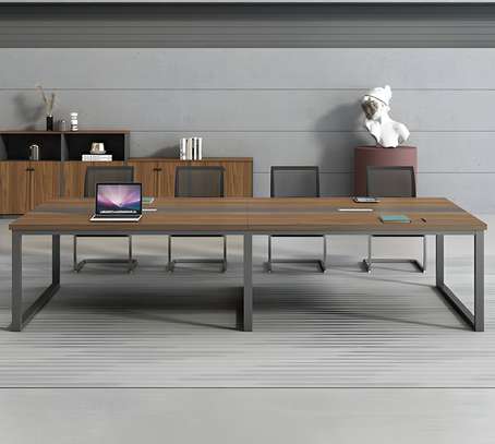 Executive Conference Room Table and Chair Set image 6