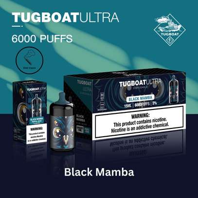 TUGBOAT ULTRA 6000 Puffs Rechargeable Vape - Blue Razz Ice image 1