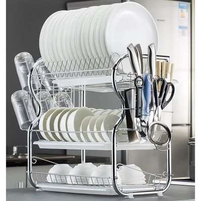 3-tier Dishrack-stainless steel image 1