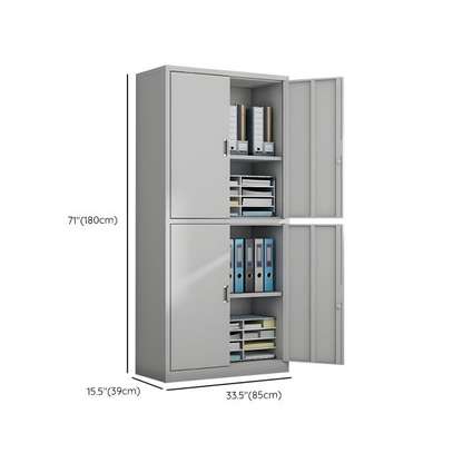 Office Cabinet: 4-Door Lockable Storage Cabinet image 2