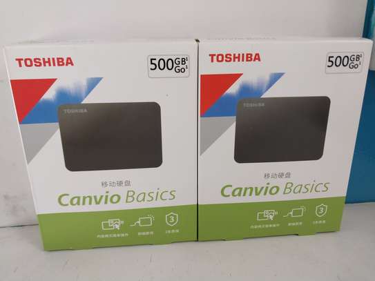 Toshiba Canvio Basics 500GB Portable External Hard Drive 2.5 image 1