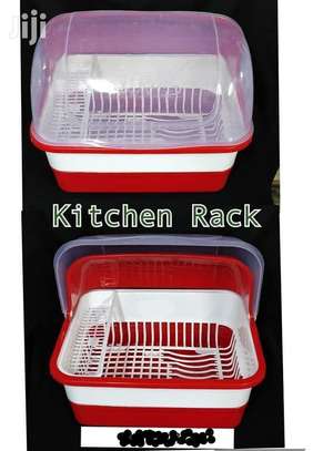 Kitchen Rack With Lid image 1