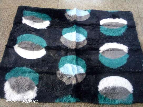 Quality pattern fluffy carpets size 5*8 image 4